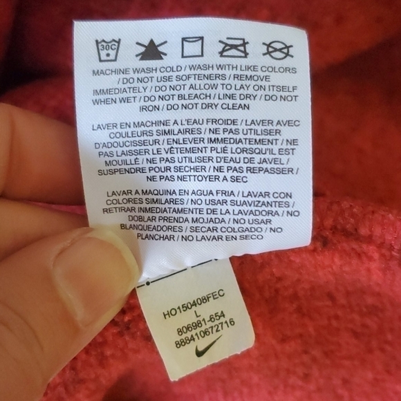 Nike Hooded Sweater/Sweatshirt Size Large - Picture 5 of 5